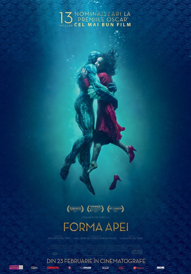 Forma apei (Film de Oscar fantezie romantic 2017) The Shape of Water Trailer și detalii