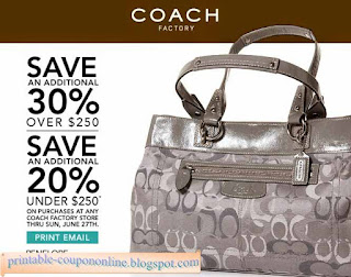 Free Printable Coach Coupons