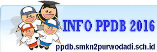  Informasi PPDB SMKN 2 Purwodadi 2016