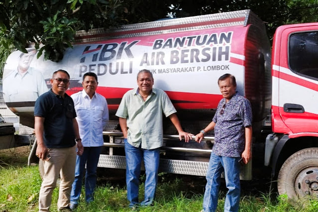Antisipasi musim kemarau, HBK PEDULI suplai air bersih gratis untuk warga Lombok