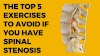 The Top 5 Exercises to Avoid if You Have Spinal Stenosis-Fitness Tips