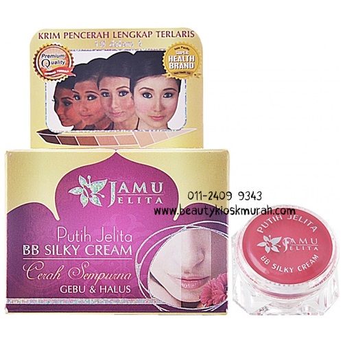 PUTIH JELITA BB SILKY CREAM JAMU JELITA BEAUTY KIOSK