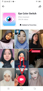 Tiktok eye color filter || How to Get eye color switch Filter tikok