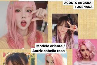 CABA: Se busca modelo oriental y/o actriz con cabello rosa para VIDEOCLIP 