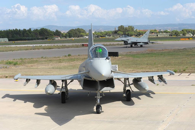 ITALIAN AIR FORCE TYPHOONS BELONGING TO 4° STORMO REACH 50,000 FLIGHT HOURS