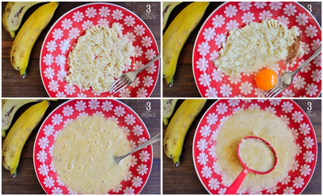 panqueca de banana fit