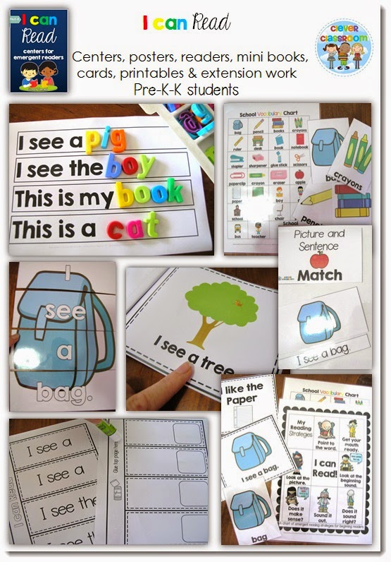 This pack is perfect with months and months of centers for Kindergarten and guided reading