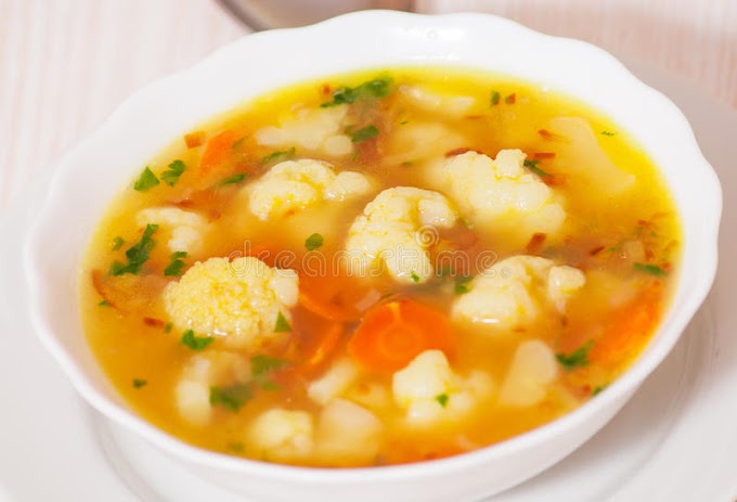 Cauliflower Soup Recipe-how to make gobi soap/Desi Kitchen