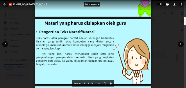 Modul Ajar Bahasa Indonesia Kelas 6 SD Kurikulum Merdeka: Materi Teks Naratif