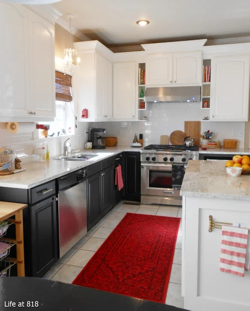 Two toned kitchen redo