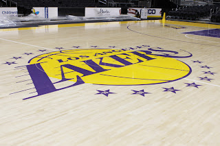 NBA 2K13 Lakers Court with 16 Stars Championships