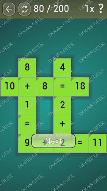 Math Games [Beginner] Level 80 answers, cheats, solution, walkthrough for android