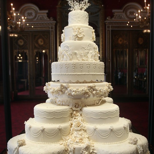 Royal Influenced Wedding Cakes Of course there are going to be many brides