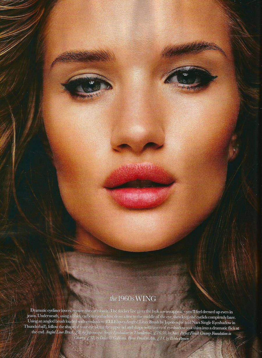 rosie huntington whiteley makeup