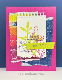 Stampin' Up! Gorgeously Made Bundle | Masterfully Made Suite | Video with White Center Specialty Carstock Technique | www.juliedavison.com #stampinup