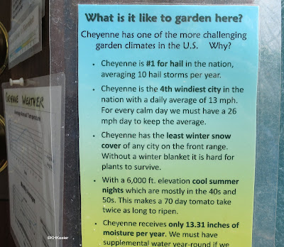 Cheyenne Botanic Garden sign