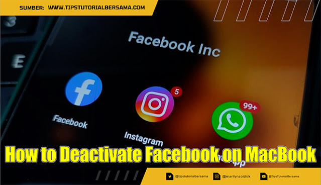 How to Deactivate Facebook on MacBook