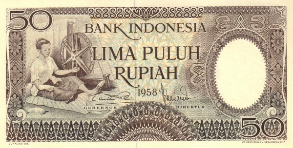 Rp50 tahun 1958