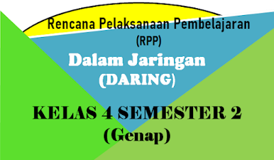 RPP Daring Kelas 4 Semester Genap