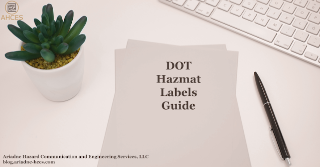 Guide for understanding the Department of Transportation Hazardous Materials Labels