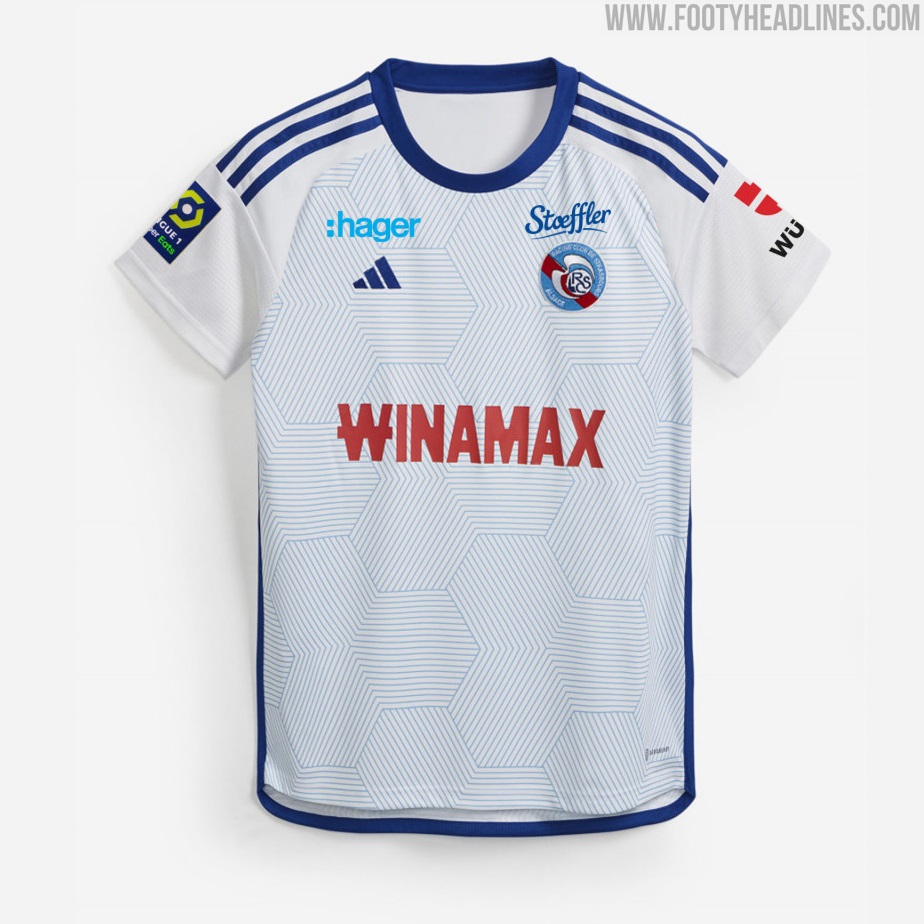 RC Strasbourg 23-24 Home Kit Released - Footy Headlines