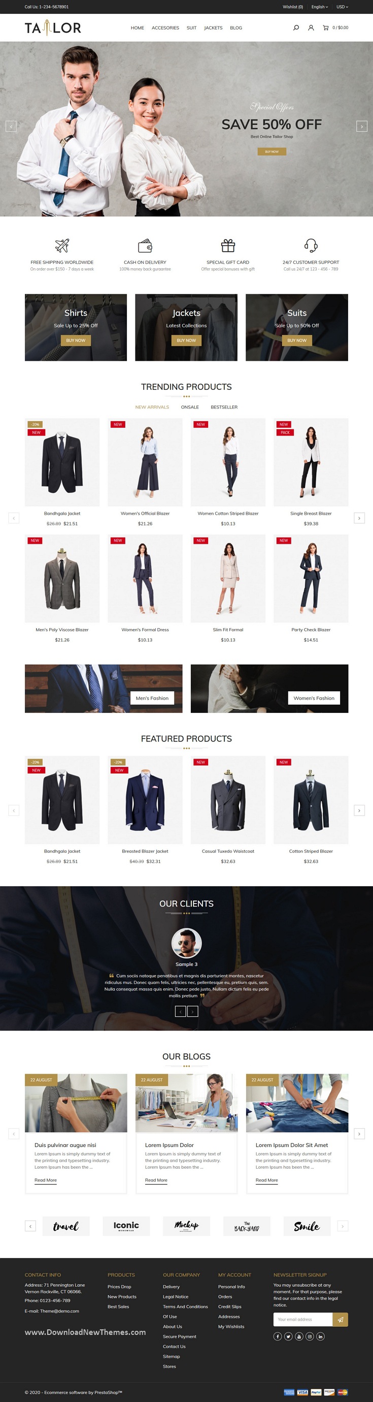 Responsive Prestashop Theme