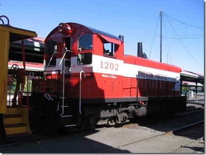 IMG_2883 Oregon Pacific SW1200RSu #1202 at Union Station in Portland, Oregon on May 8, 2010