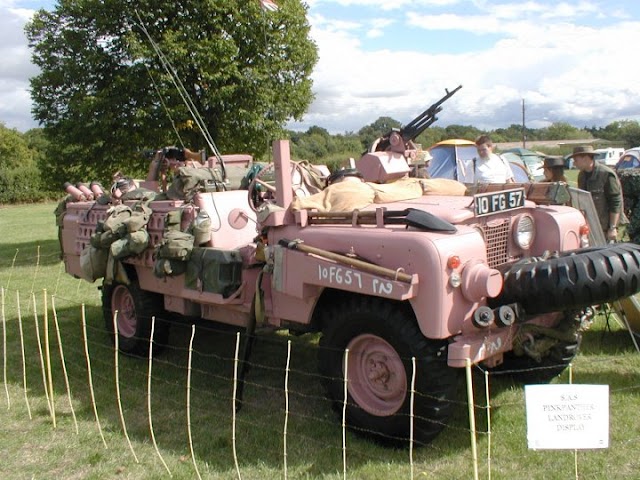 The SAS Pink Panther Land Rover