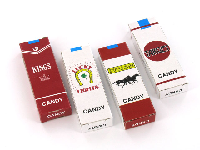 3) Candy cigarettes - If you're gonna smoke, do it right!