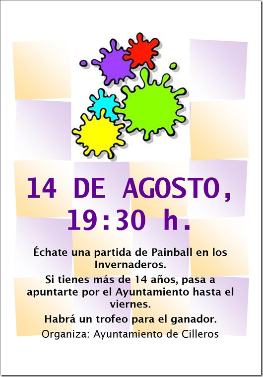CARTEL PAINBALL