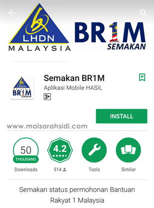 Tarikh Mula Permohonan Baru Dan Kemaskini BR1M 2018