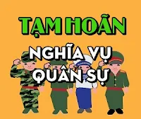 tạm hoãn nghĩa vụ quân sự