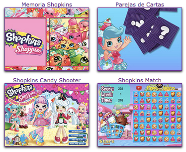 Todos los juegos online de Shopkins en español