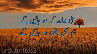 Sad poetry in urdu