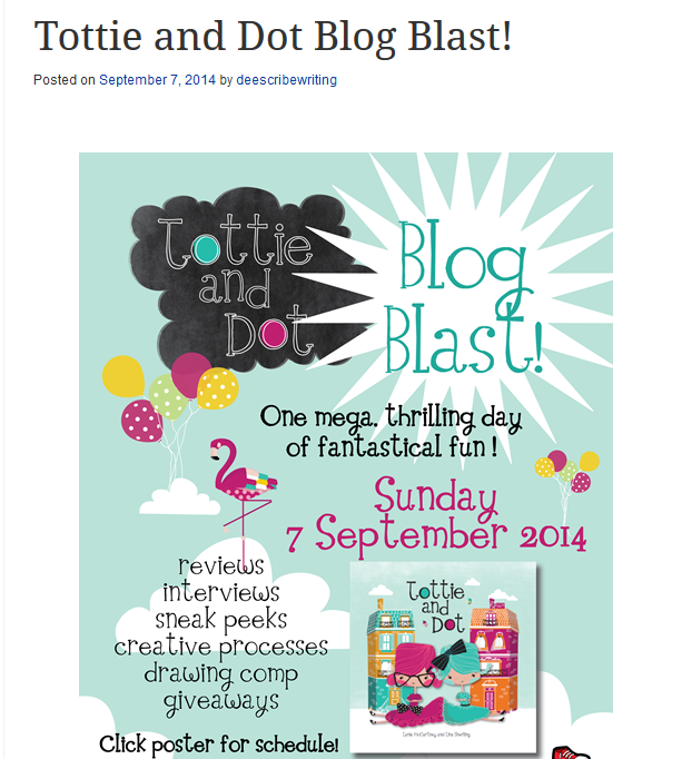 http://deescribewriting.wordpress.com/2014/09/07/tanias-picture-book-collaboration-tips-meet-tottie-and-dot/