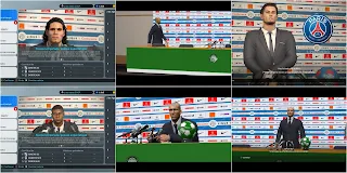 PSG Press Rooms by Ivnkr For PES 2017 / 2018 and 2019