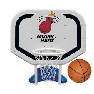 Poolmaster Miami Heat NBA Pro Rebounder Basketball