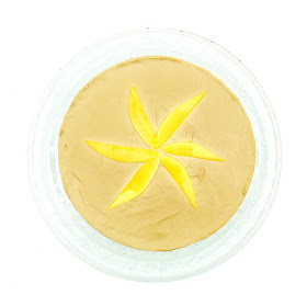 Raw mango cake from above