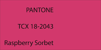 pantone raspberry sorbet color