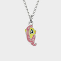 Fluttershy Silver Plated Pendant Necklace