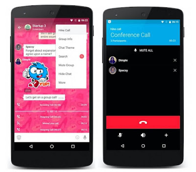 hike messenger group call official