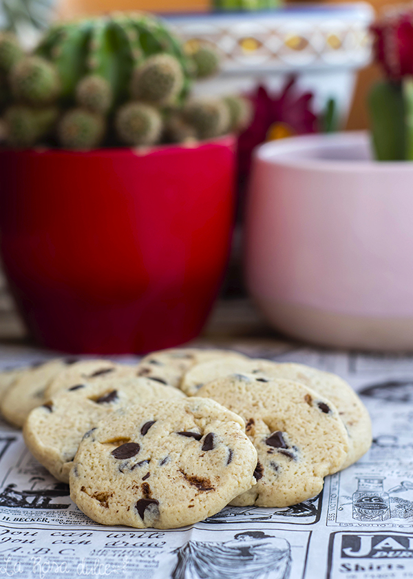 Cookies americanas de chocolate #cookies #galletas #chocolate #sinlactosa