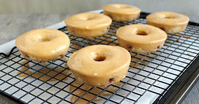 Baked Peanut Butter and Jelly Doughnuts