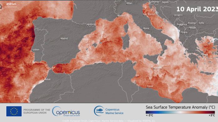 O Mediterrâneo e o Atlântico nunca estiveram tão quentes