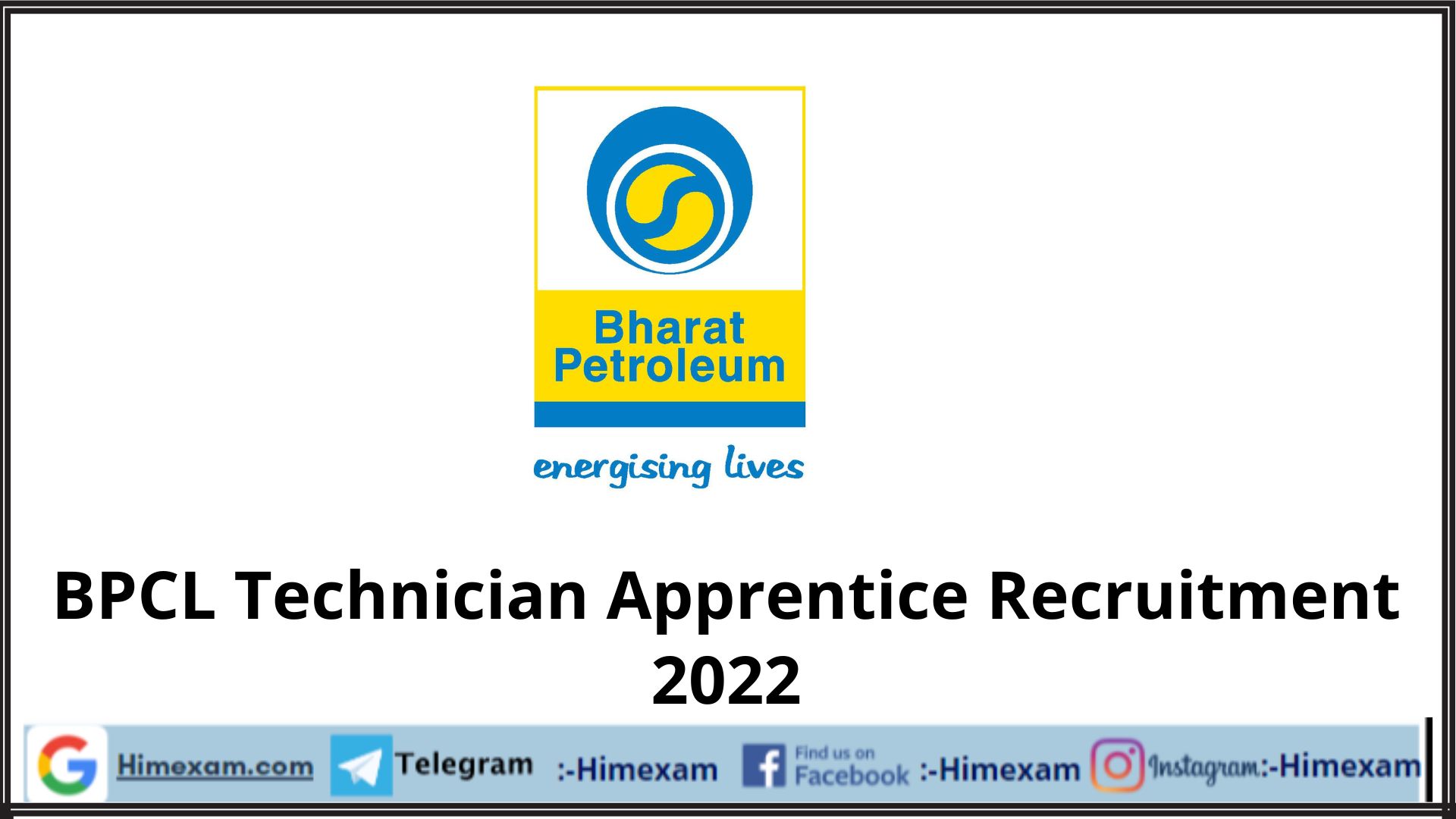 BPCL Technician Apprentice Recruitment 2022