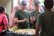 Pj Bupati Lambar Bersama Kapolres Sidak ke Pasar Liwa