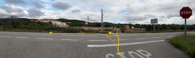 LA BISBAL DEL PENEDÈS - Mas Bartomeu - Puig de la Cova - Cova Gran - Puig la Serreta - Puig Francàs, carretera TV-2401 a La Bisbal del Penedès