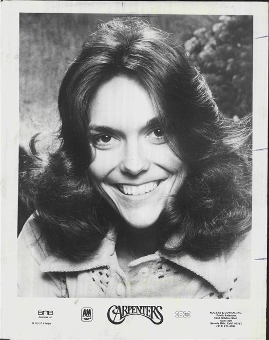 Singer Karen Carpenter Press Photo 1975 eBay item 150515155988 end time 