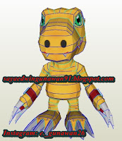 Papercraft Agumon