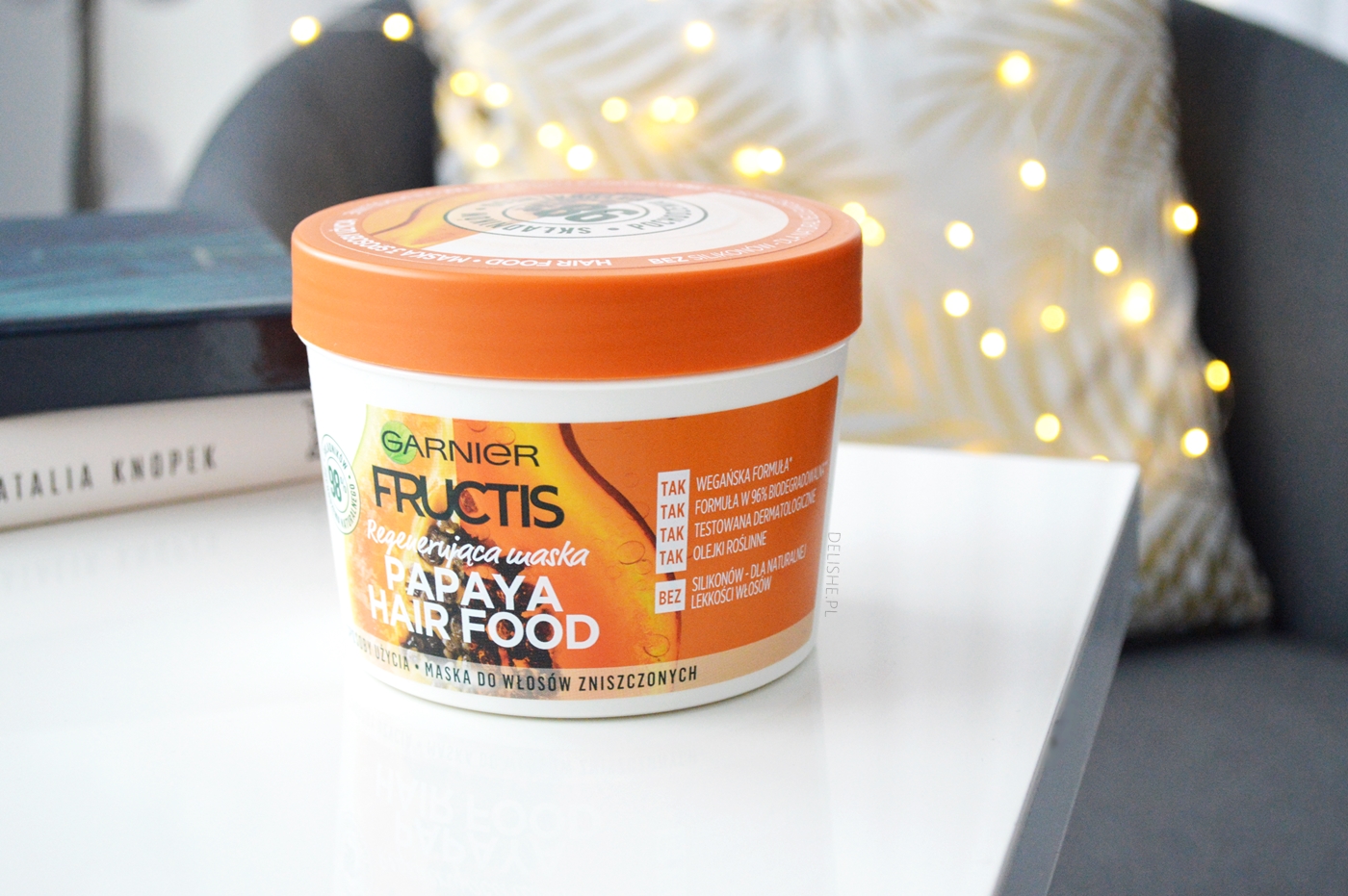 hit do włosów garnier fructis papaya hair food